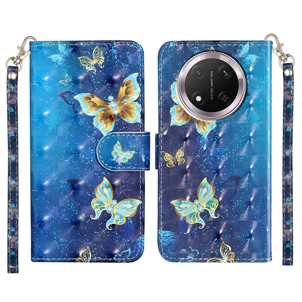 Wallet Case for Honor X9c 5G / Magic7 Lite 5G / X60 Pro 5G 3D Pattern Printed Phone Leather Phone Cover