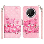 Wallet Case for Honor X9c 5G / Magic7 Lite 5G / X60 Pro 5G 3D Pattern Printed Phone Leather Phone Cover