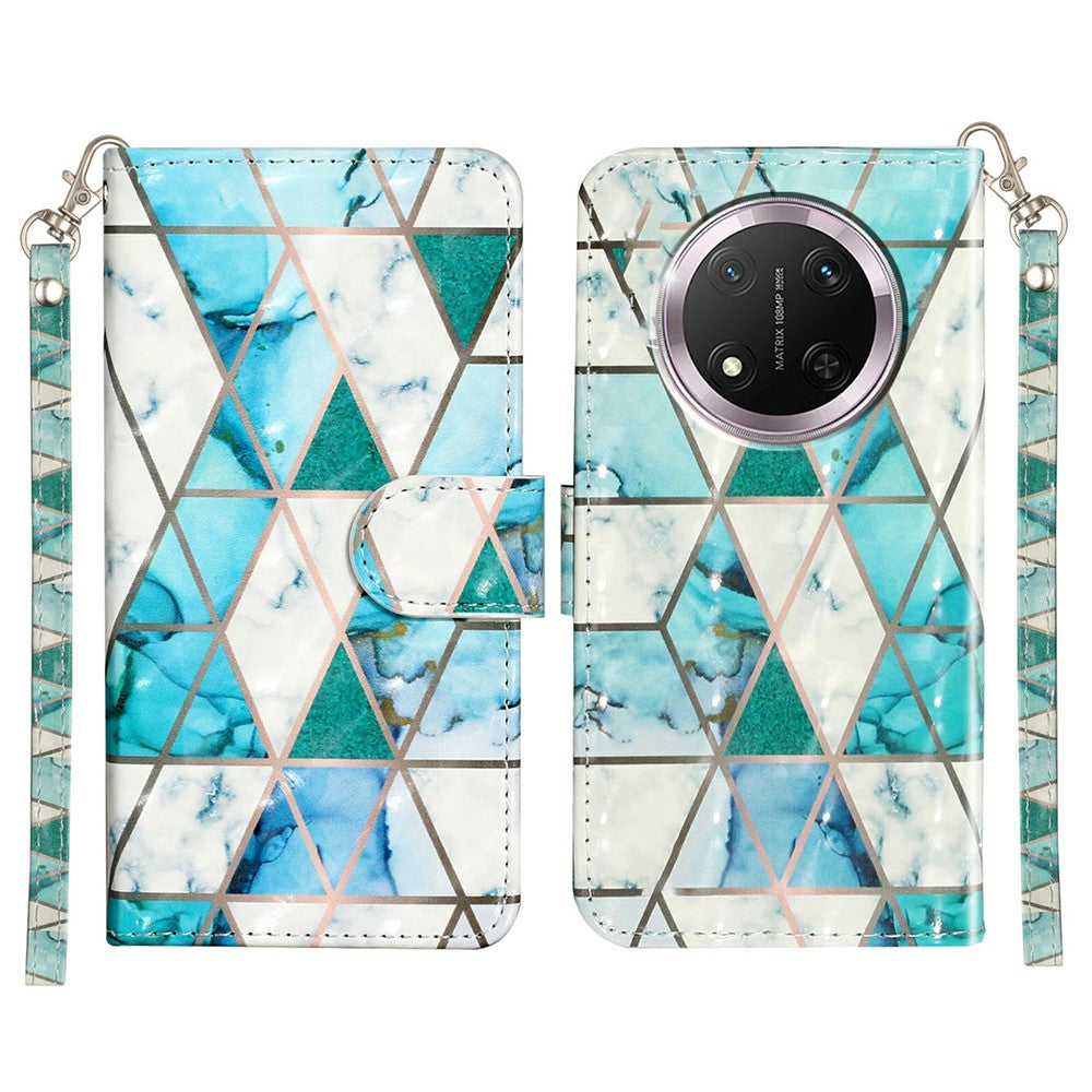 Wallet Case for Honor X9c 5G / Magic7 Lite 5G / X60 Pro 5G 3D Pattern Printed Phone Leather Phone Cover
