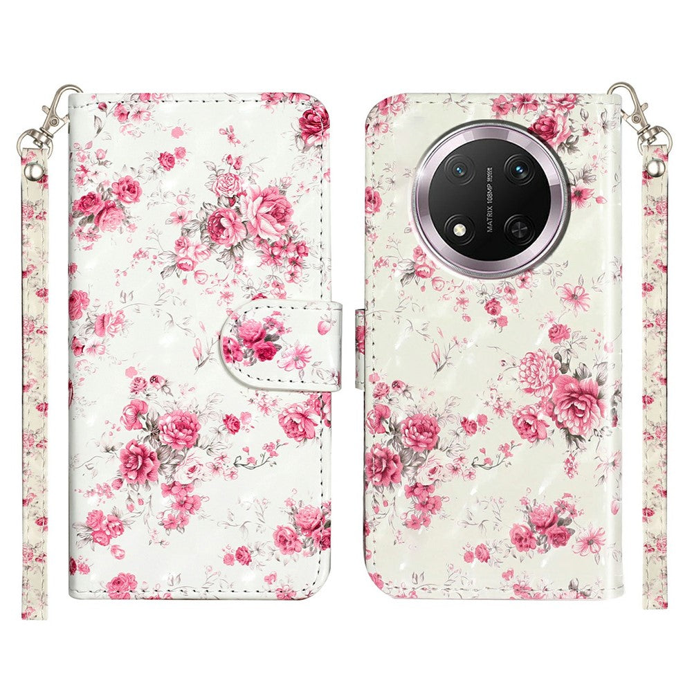 Wallet Case for Honor X9c 5G / Magic7 Lite 5G / X60 Pro 5G 3D Pattern Printed Phone Leather Phone Cover