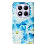 For Xiaomi Redmi Note 14 Pro 4G Case Marble Painted Wallet Stand Folio Leather Cover with Flip Design