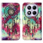 For Xiaomi Redmi Note 14 Pro 4G Case Marble Painted Wallet Stand Folio Leather Cover with Flip Design