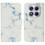 For Xiaomi Redmi Note 14 Pro 4G Case Marble Painted Wallet Stand Folio Leather Cover with Flip Design
