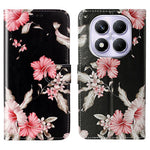 For Xiaomi Redmi Note 14 Pro 4G Case Marble Painted Wallet Stand Folio Leather Cover with Flip Design