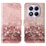 For Xiaomi Redmi Note 14 Pro 4G Case Marble Painted Wallet Stand Folio Leather Cover with Flip Design