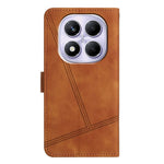 For Xiaomi Redmi Note 14 Pro 4G Case Flip Leather Retro Phone Cover Lines Imprinted