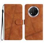 Phone Case For Honor X9c 5G / Magic7 Lite 5G / X60 Pro 5G Flip Leather Retro Cover Lines Imprinted