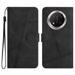 Phone Case For Honor X9c 5G / Magic7 Lite 5G / X60 Pro 5G Flip Leather Retro Cover Lines Imprinted