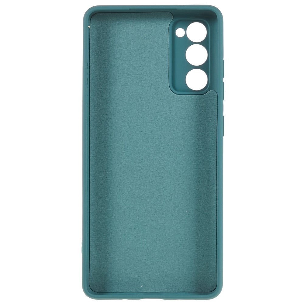 For Samsung Galaxy S20 FE 4G / FE 5G / S20 Lite / S20 FE 2022 TPU Phone Case Liquid Silicone Texture 2.0mm Thick Anti-Scratch Cover