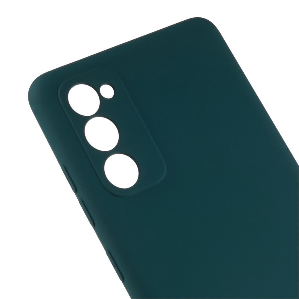 For Samsung Galaxy S20 FE 4G / FE 5G / S20 Lite / S20 FE 2022 TPU Phone Case Liquid Silicone Texture 2.0mm Thick Anti-Scratch Cover