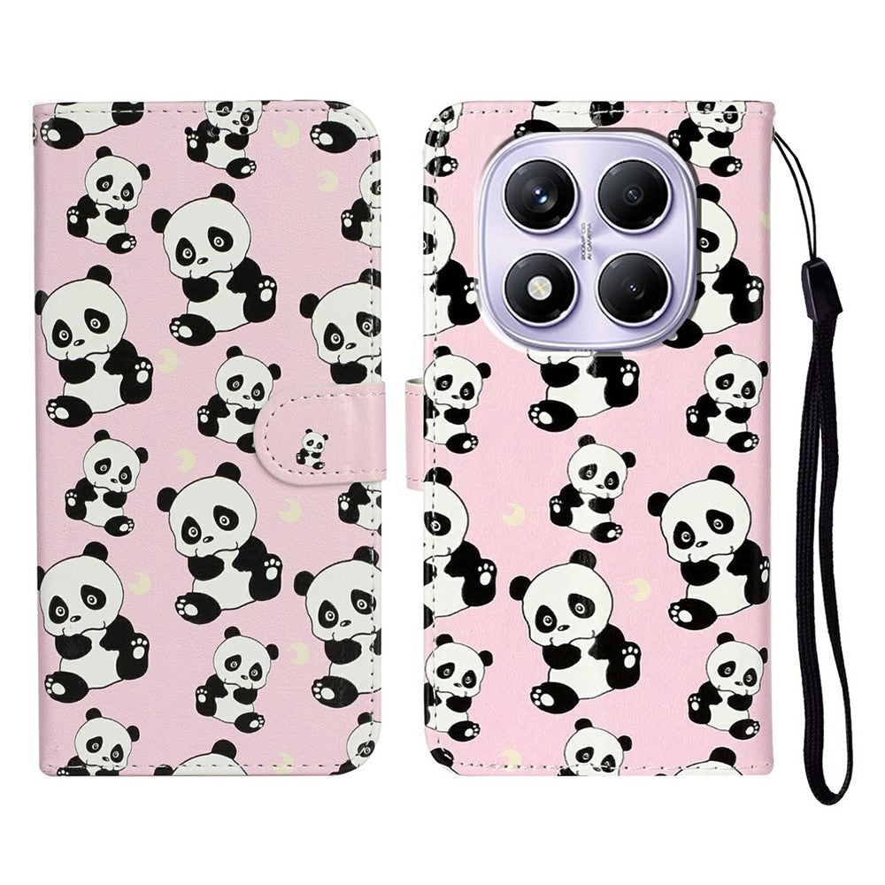 For Xiaomi Redmi Note 14 Pro 4G Case Pattern Leather Wallet Phone Cover