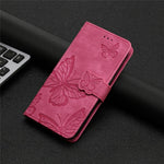 For Xiaomi Redmi Note 14 Pro 4G Case Butterfly Design Flip Wallet Leather Phone Cover Skin-Touch