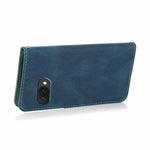 For Google Pixel 9a Cover Color Splicing Wallet Stand Leather Phone Case with Wrist Strap