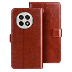 IDEWEI For OnePlus 13R 5G Stand Case Crazy Horse Texture Leather Phone Cover