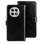IDEWEI For OnePlus 13R 5G Stand Case Crazy Horse Texture Leather Phone Cover