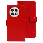 IDEWEI For OnePlus 13R 5G Stand Case Crazy Horse Texture Leather Phone Cover
