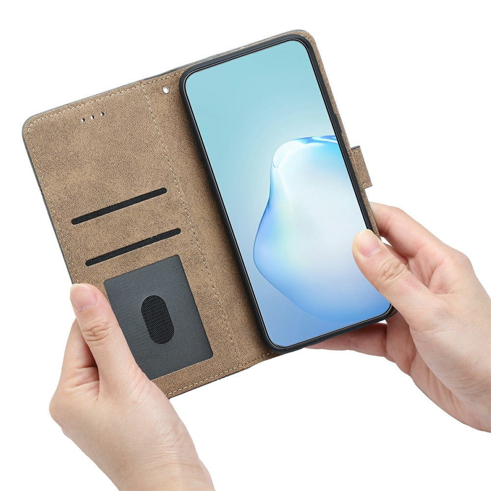 For Honor Magic7 Pro 5G Case Line Imprinted PU Leather Wallet Phone Cover