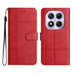 For Xiaomi Redmi Note 14 Pro 4G Case Line Imprinted PU Leather Wallet Phone Cover