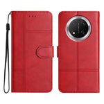 Wallet Case for Honor X9c 5G / Magic7 Lite 5G / X60 Pro 5G Line Imprinted PU Leather Phone Cover