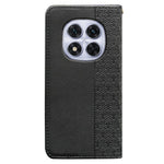 For Xiaomi Redmi Note 14 Pro 4G Wallet Phone Case Checkered Pattern Imprint Leather Flip Cover with Wrist Strap