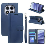 For Xiaomi Redmi Note 14 Pro 4G Wallet Case Magnetic Snap Leather Phone Cover with Strap