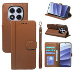 For Xiaomi Redmi Note 14 Pro 4G Wallet Case Magnetic Snap Leather Phone Cover with Strap