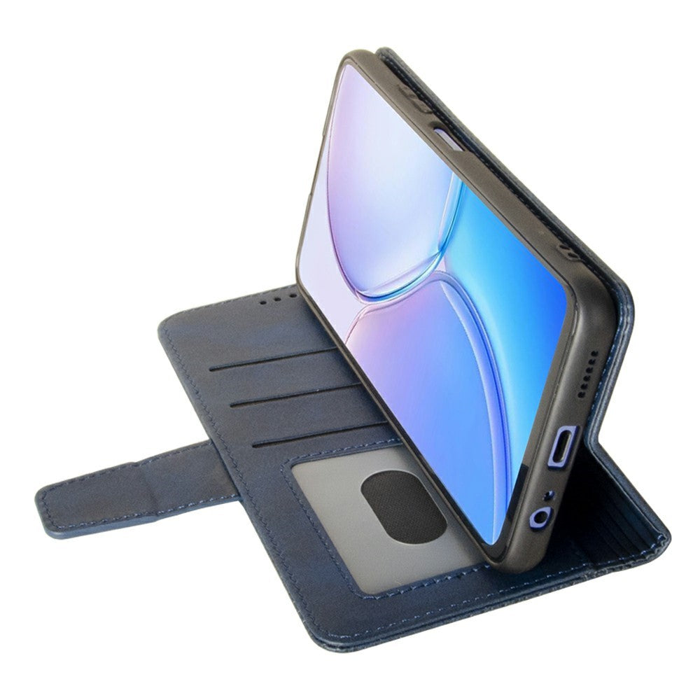IDEWEI For Xiaomi Redmi Note 14 Pro 4G Case Leather Wallet Phone Cover Stand Calf Texture