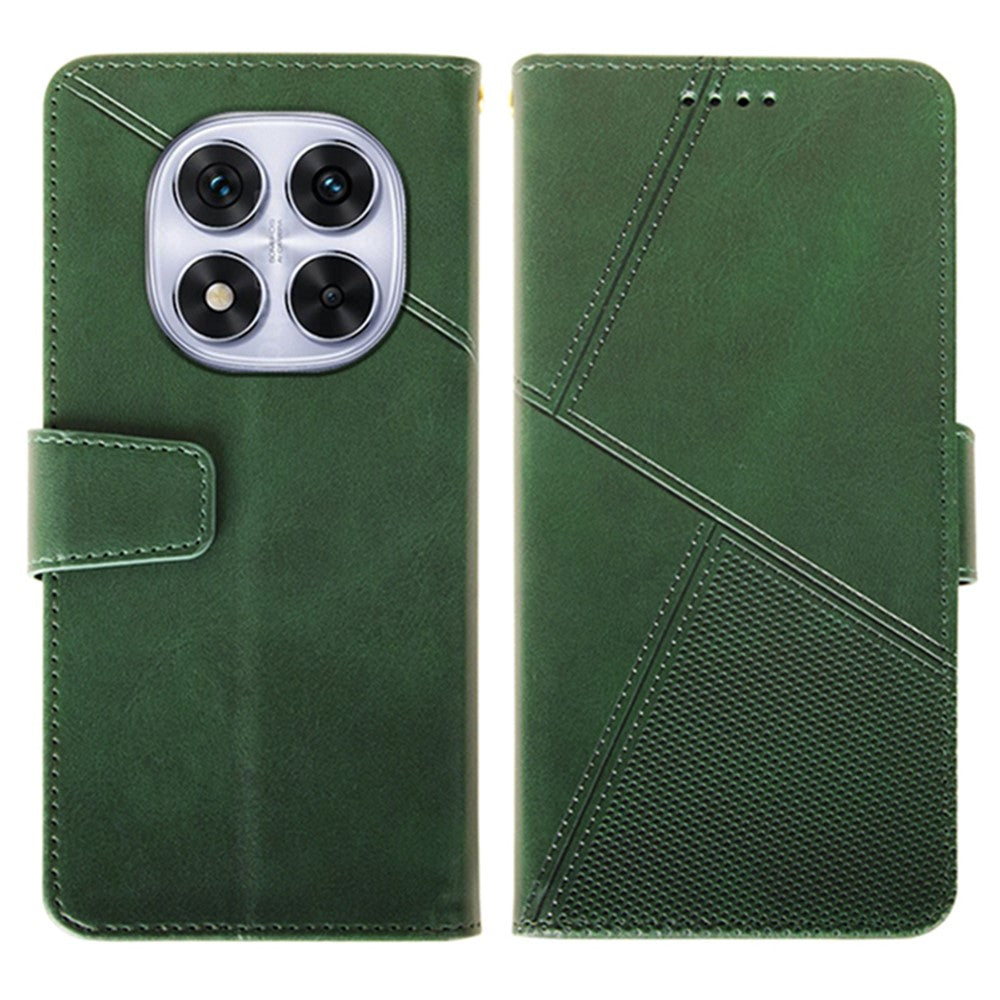 IDEWEI For Xiaomi Redmi Note 14 Pro 4G Case Leather Wallet Phone Cover Stand Calf Texture