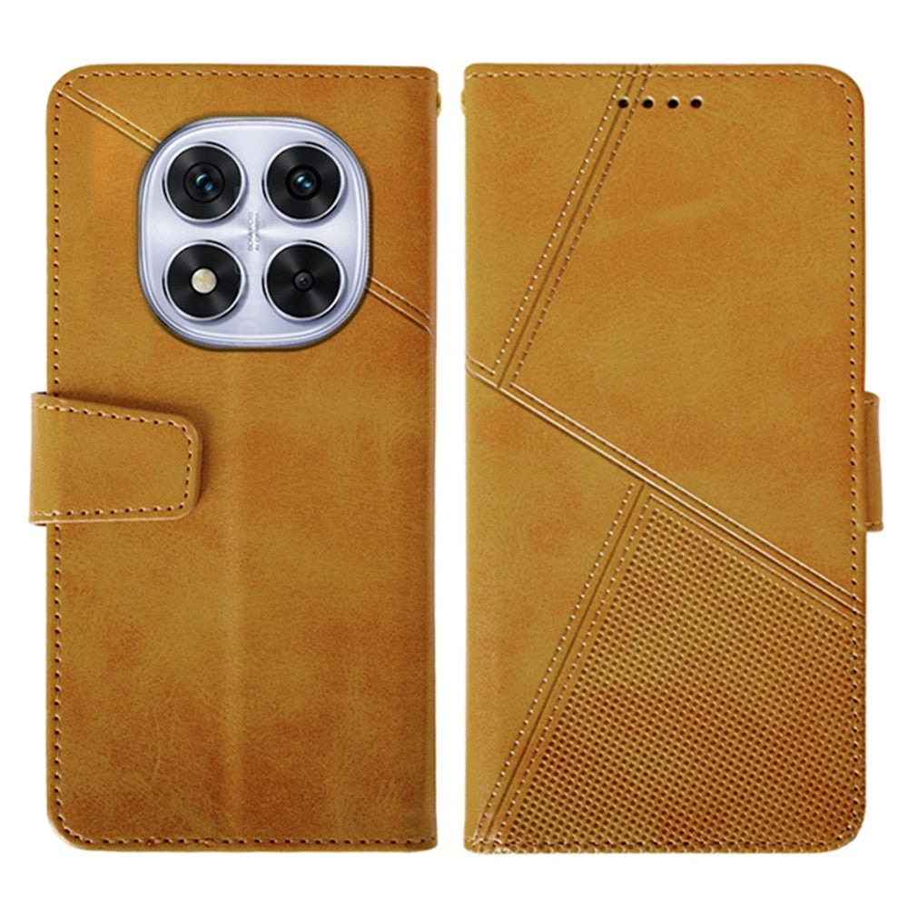 IDEWEI For Xiaomi Redmi Note 14 Pro 4G Case Leather Wallet Phone Cover Stand Calf Texture