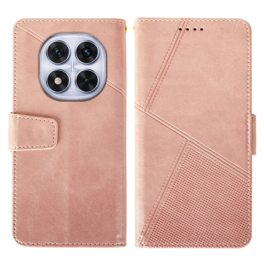IDEWEI For Xiaomi Redmi Note 14 Pro 4G Case Leather Wallet Phone Cover Stand Calf Texture