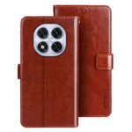 IDEWEI For Xiaomi Redmi Note 14 Pro 4G Stand Case Crazy Horse Texture Leather Phone Cover