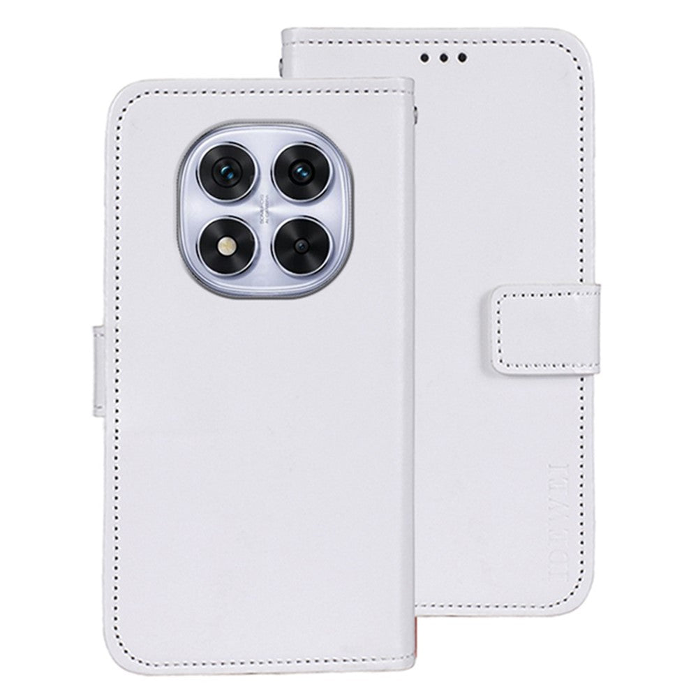 IDEWEI For Xiaomi Redmi Note 14 Pro 4G Stand Case Crazy Horse Texture Leather Phone Cover