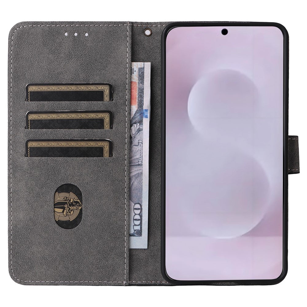 For Samsung Galaxy S25 Edge Case Wallet RFID Blocking PU Leather Cover Viewing Stand