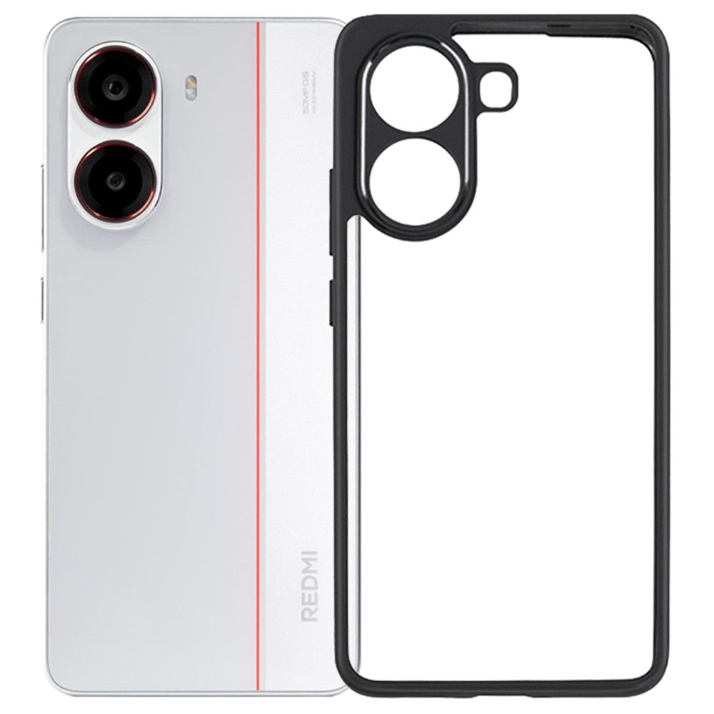 For Xiaomi Poco X7 Pro 5G  /  Redmi Turbo 4 5G Case Shockproof PC + TPU Clear Back Phone Cover