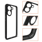 For Xiaomi Poco X7 Pro 5G  /  Redmi Turbo 4 5G Case Shockproof PC + TPU Clear Back Phone Cover