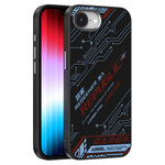 ABEEL For iPhone 17e / 16e Case Compatible with MagSafe Micro-Embossing 6D Printed PC TPU Aluminum Alloy Leather Phone Cover