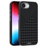 ABEEL For iPhone 17e / 16e Case Compatible with MagSafe PC TPU Aluminum Alloy PU Phone Back Cover