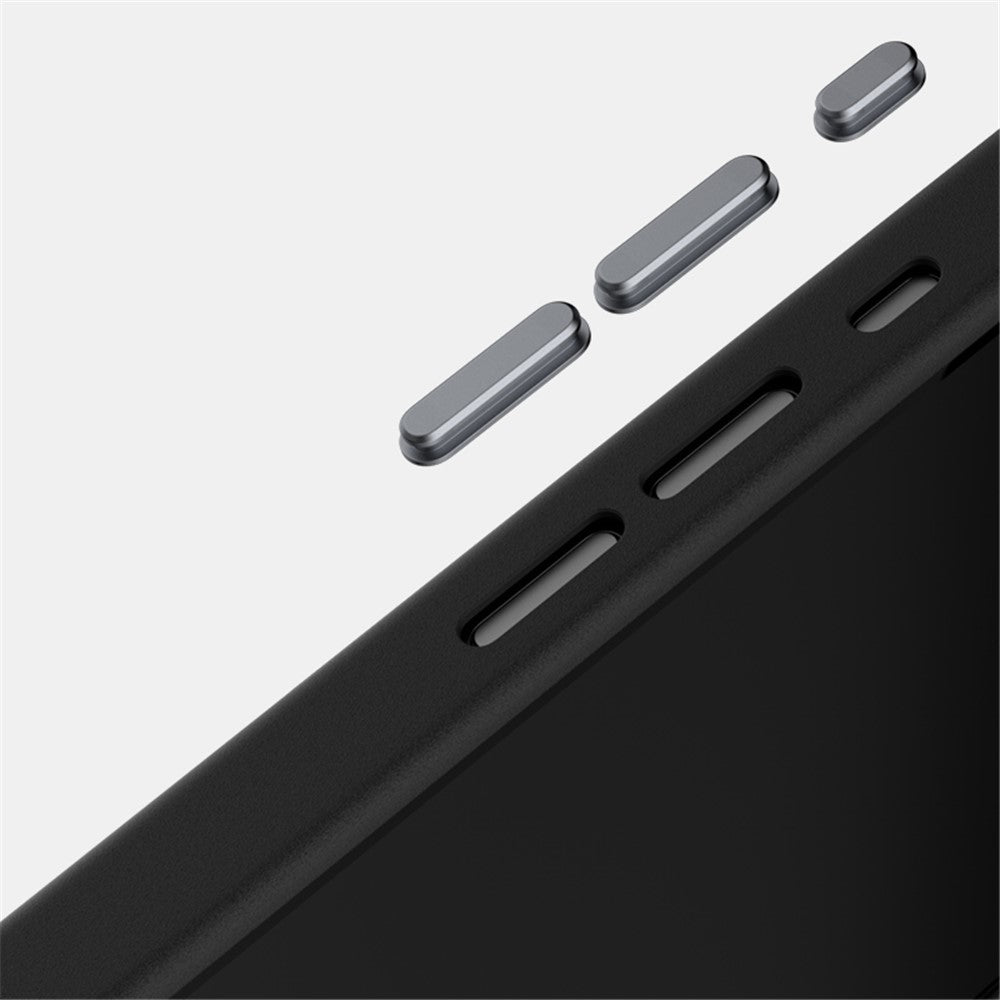 ABEEL For iPhone 17e / 16e Case Compatible with MagSafe PC TPU Aluminum Alloy PU Phone Back Cover