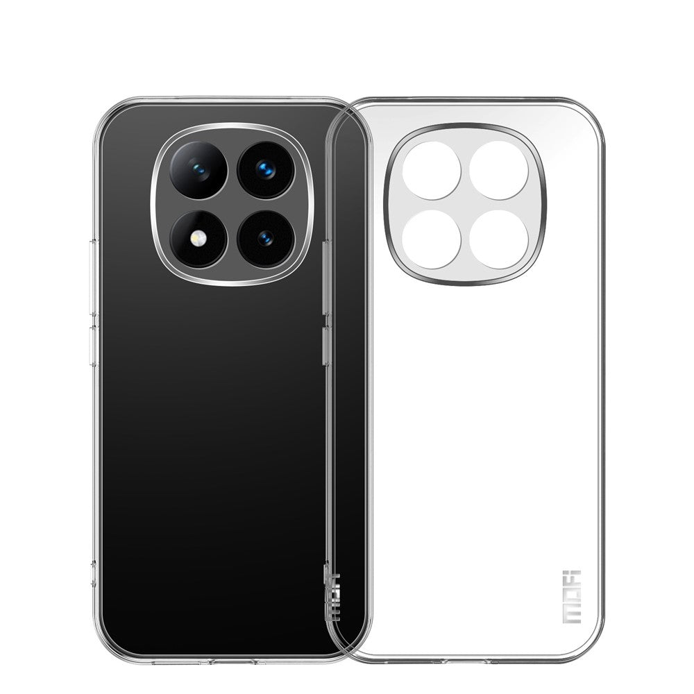 MOFI For Xiaomi Redmi Note 14 Pro 4G Clear Phone Case  Ultra-Thin TPU Phone Back Cover