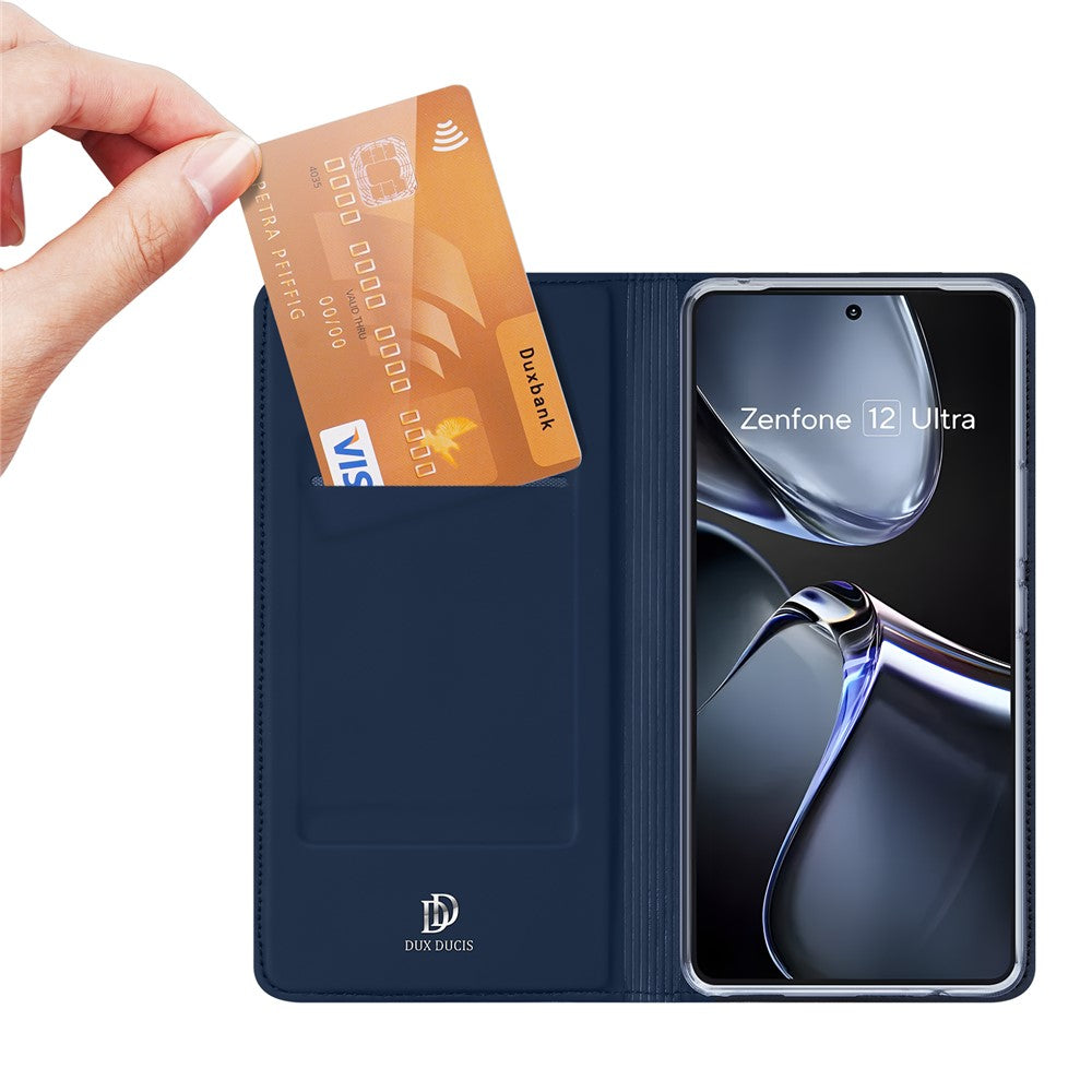 DUX DUCIS Til Asus Zenfone 12 Ultra 5G Etui Skin Pro Series Læder Stand Cover Kortlomme