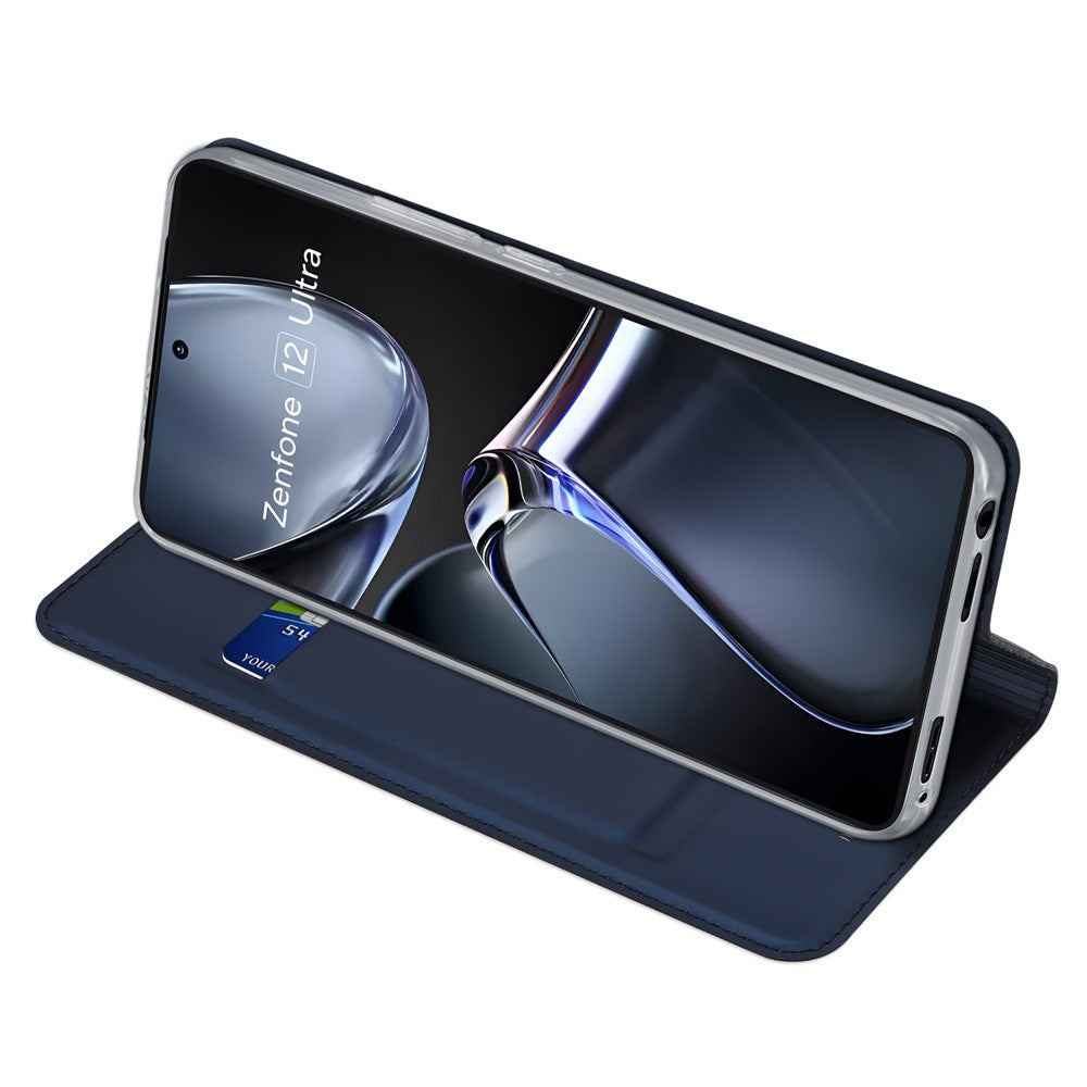DUX DUCIS Til Asus Zenfone 12 Ultra 5G Etui Skin Pro Series Læder Stand Cover Kortlomme