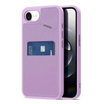 DUX DUCIS For iPhone 17e / 16e Magnetic Case Rafi II Series Leather Back Cover with RFID Blocking Card Slots