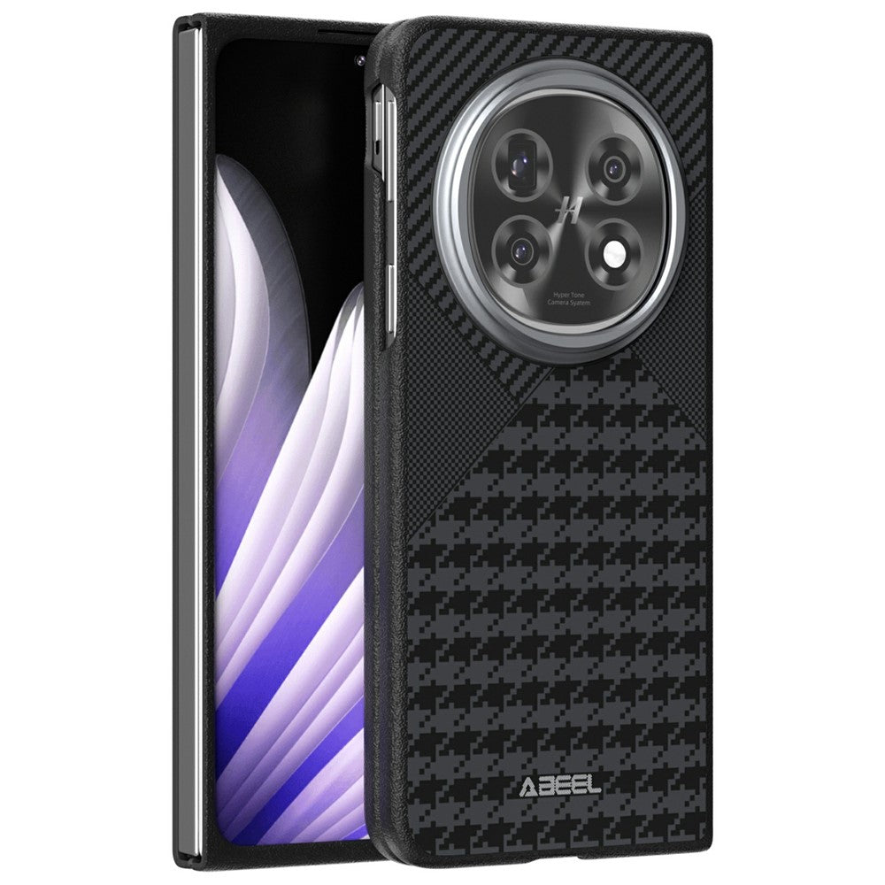 ABEEL For Oppo Find N5 5G Magnetic Case PC TPU Aluminum Alloy PU Phone Back Cover