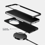 ABEEL For Oppo Find N5 5G Magnetic Case PC TPU Aluminum Alloy PU Phone Back Cover