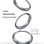 ABEEL For Oppo Find N5 5G Magnetic Case PC TPU Aluminum Alloy PU Phone Back Cover