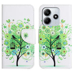 For Xiaomi Redmi Note 14 4G (164.84mm) Case Pattern Printing Cross Texture Leather Phone Cover
