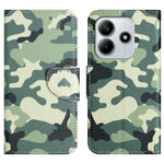 For Xiaomi Redmi Note 14 4G (164.84mm) Case Pattern Printing Cross Texture Leather Phone Cover