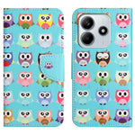 For Xiaomi Redmi Note 14 4G (164.84mm) Case Pattern Printing Cross Texture Leather Phone Cover
