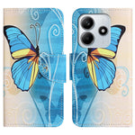 For Xiaomi Redmi Note 14 4G (164.84mm) Case Pattern Printing Cross Texture Leather Phone Cover