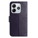 For Xiaomi Redmi Note 14 4G (164.84mm) Case PU Leather Owl Tree Imprinted Wallet Phone Cover